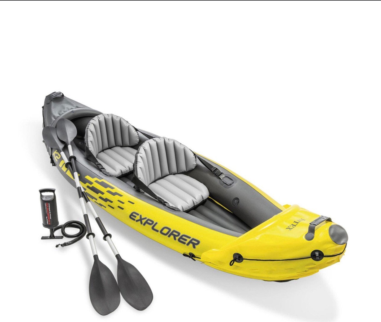 Kajak intex explorer k2, Ophalen, Opblaasbaar, Zo goed als nieuw, 2-persoons