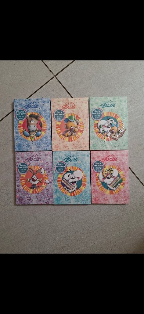 Diddl 6 blokken, Verzamelen, Diddl, Ophalen of Verzenden, Diddl, Nieuw, Papier, Kaart of Schrift