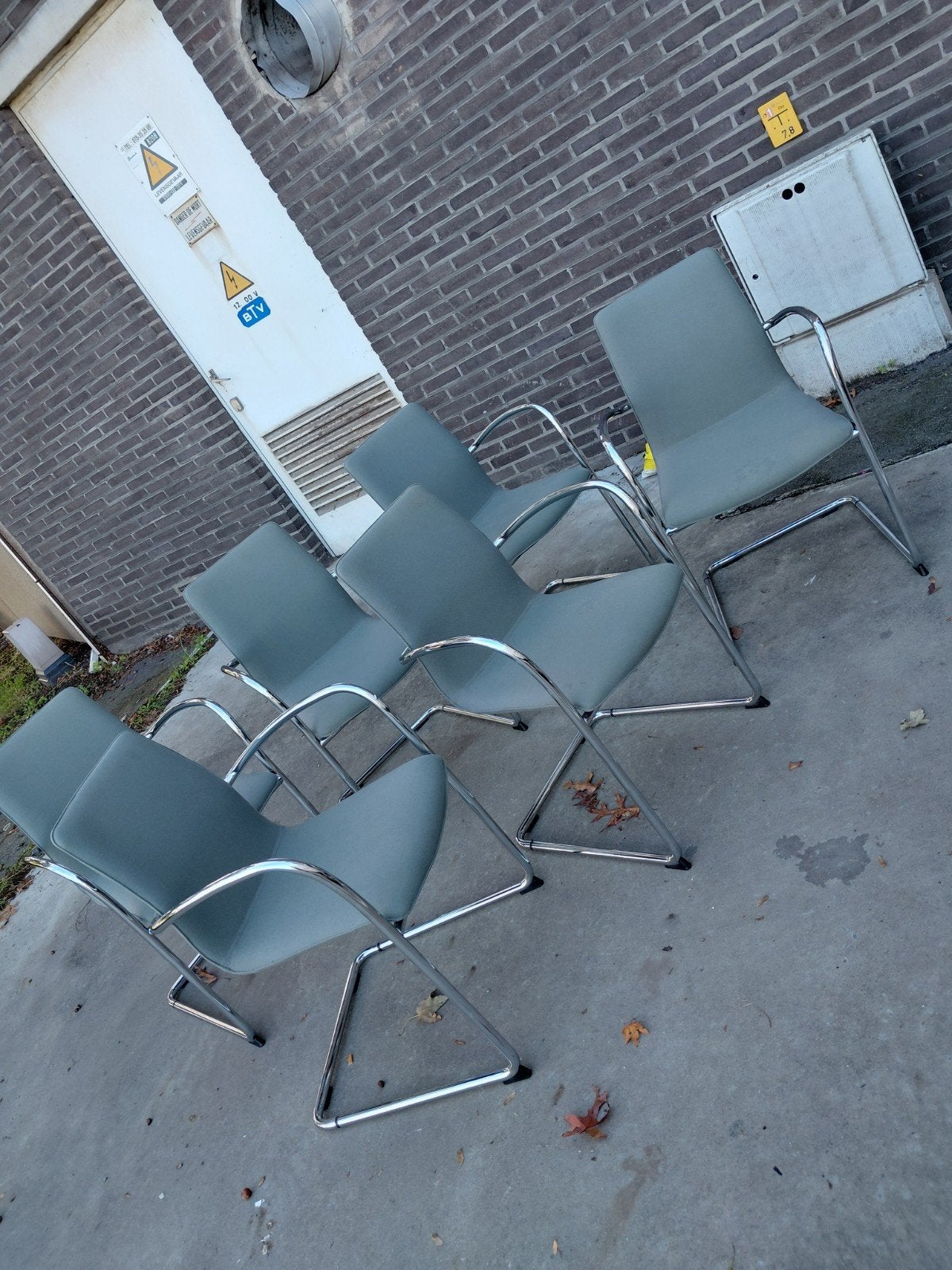 6 vintage stoelen, Huis en Inrichting, Ophalen