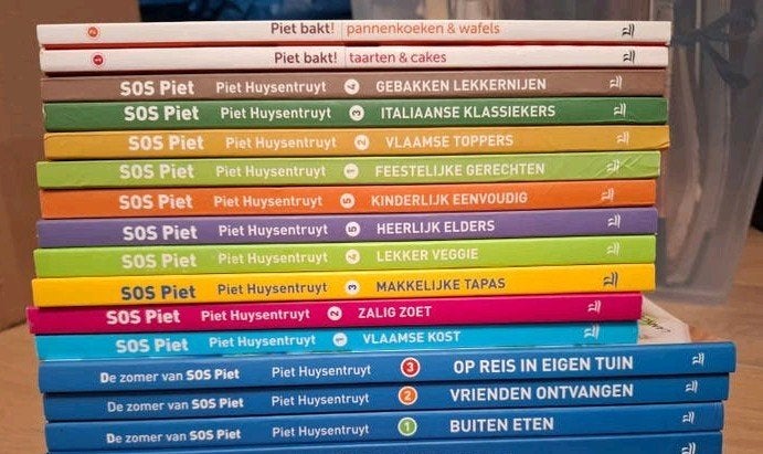 Verschillende kookboeken van Piet Huysentruyt, Boeken, Ophalen
