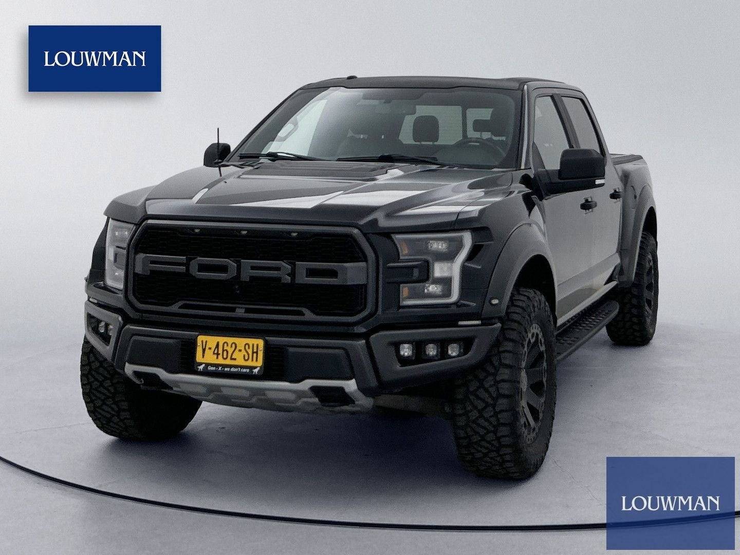 Ford USA F150 3.5 V6 Ecoboost SuperCrew Raptor Black Rhino w, Auto's, Automaat, 305 g/km, Zwart, Bedrijf