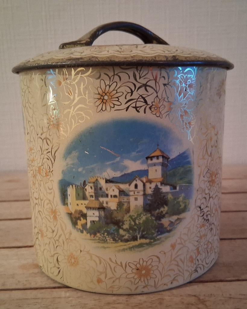 ancienne boîte à biscuits en tôle - Suisse, Enlèvement ou Envoi