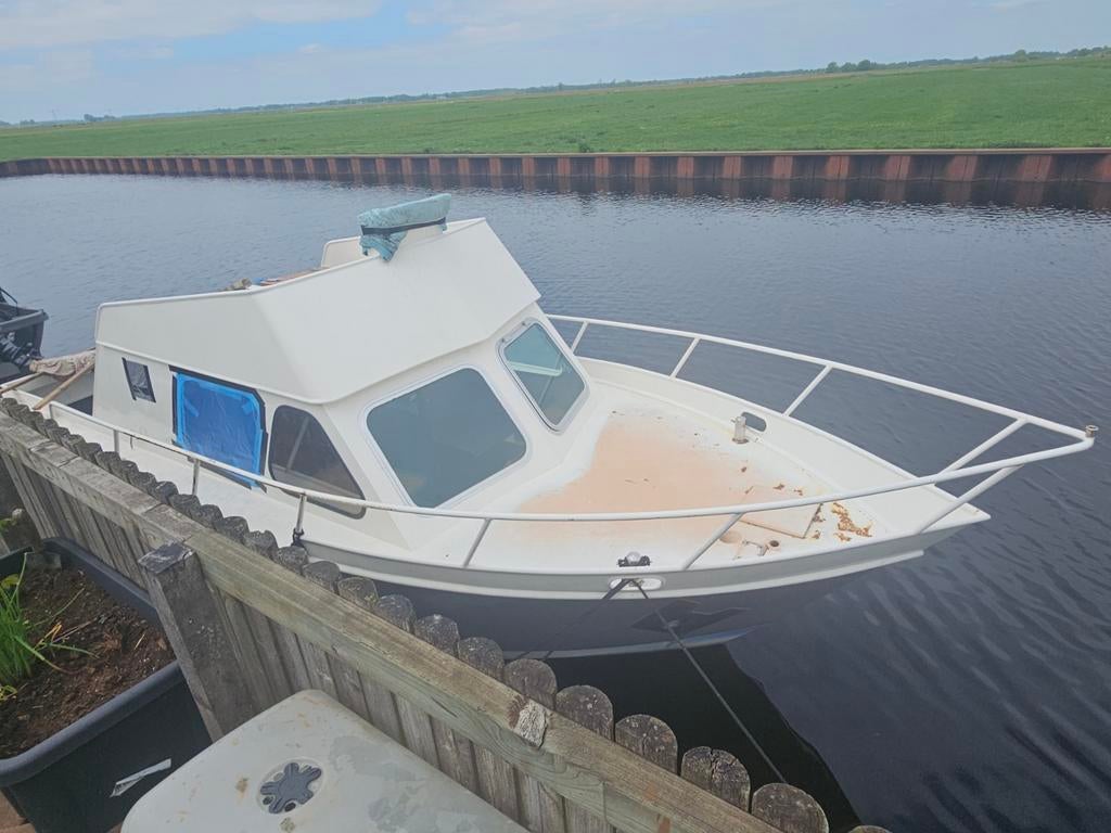 Nieuwe stalen kruiser 7.70x2.50 met openkuip, Kruiser, Ophalen, Diesel, Toilet