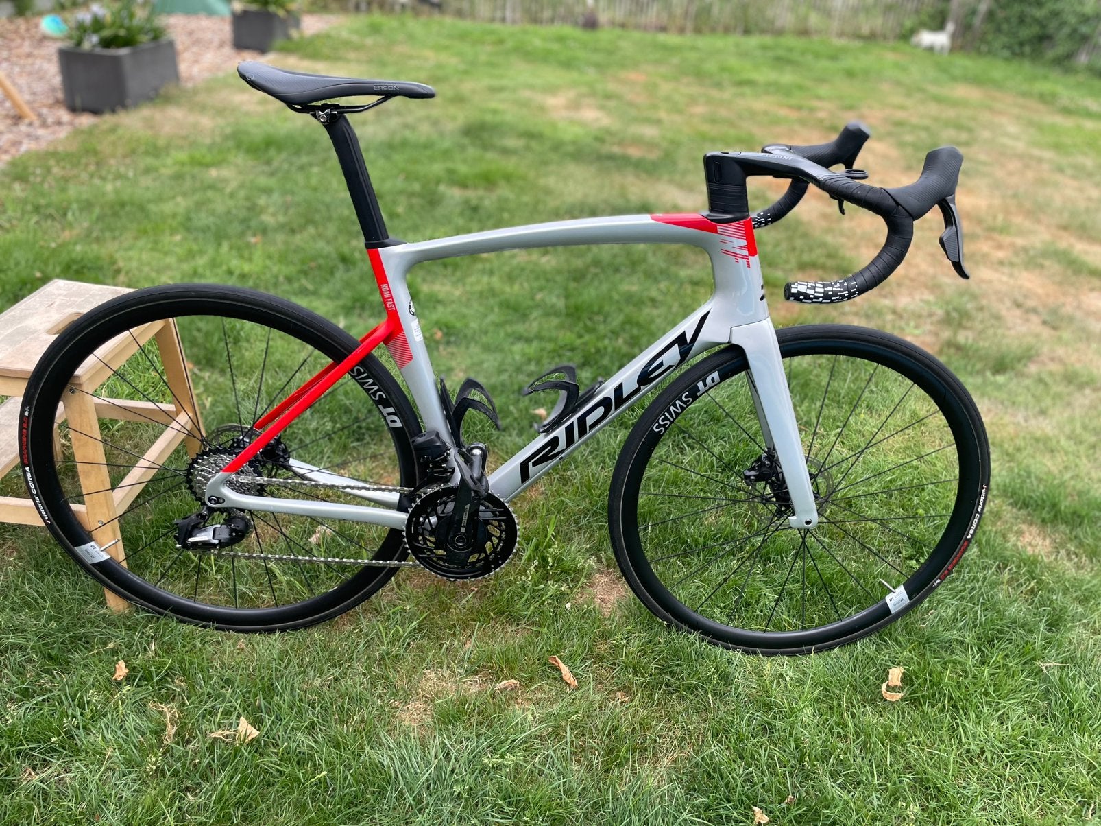 Ridley Noah fast disc Sram Force + powermeter, Ophalen, Gebruikt, Carbon, Schijfrem