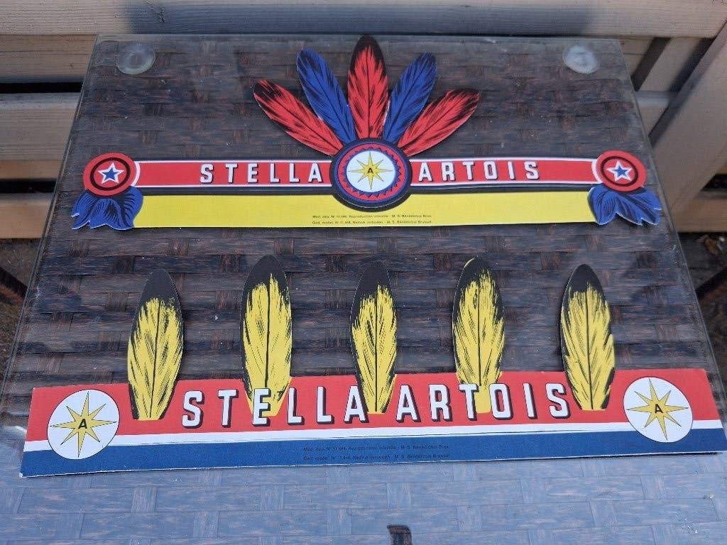 STELLA ARTOIS, Verzamelen, Ophalen of Verzenden, Zo goed als nieuw, Reclamebord