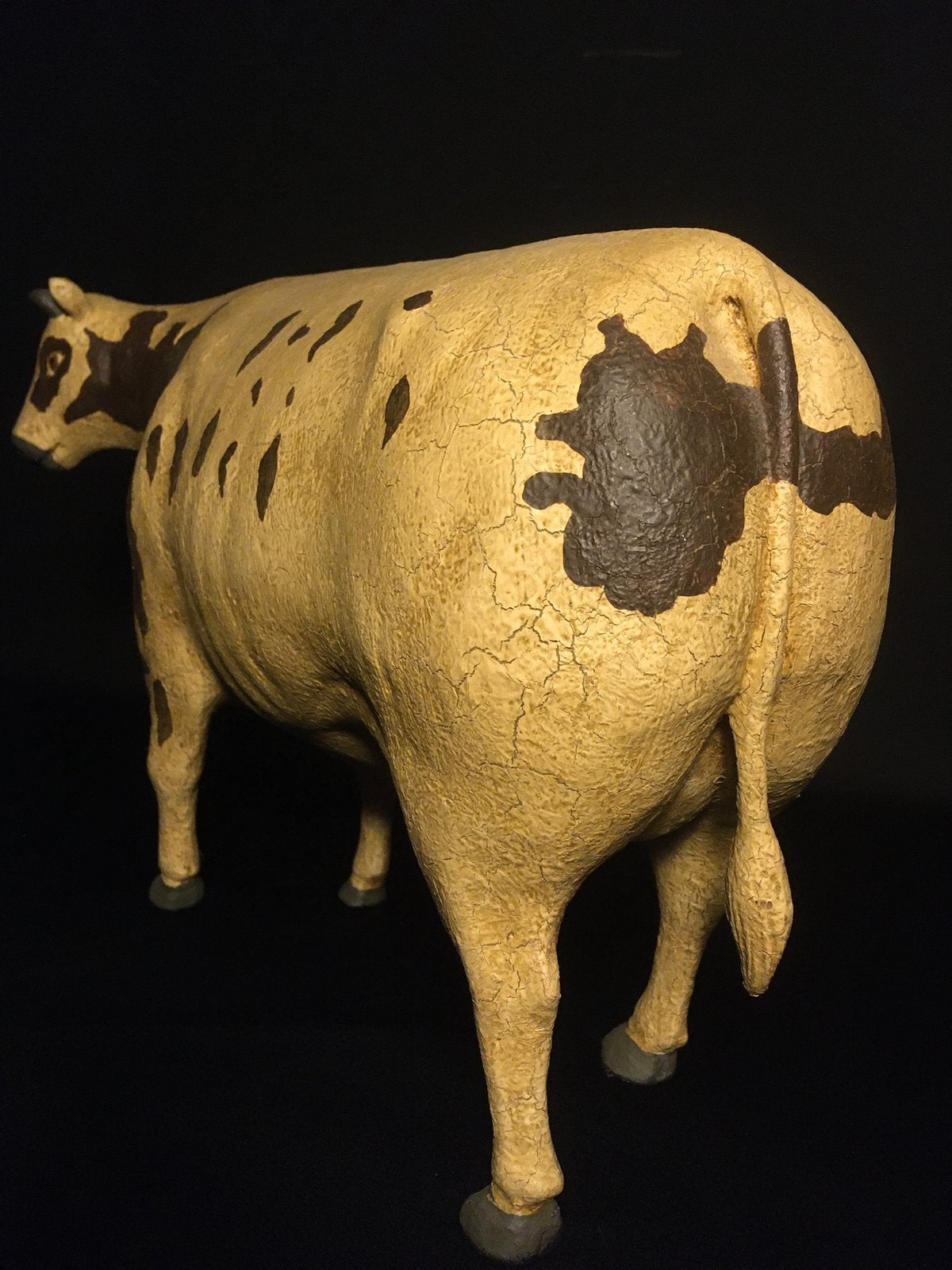 Zeldzame butchers display cow / slagerijbeeld jaren 1940, Antiek en Kunst, Kunst | Beelden en Houtsnijwerken, Ophalen of Verzenden