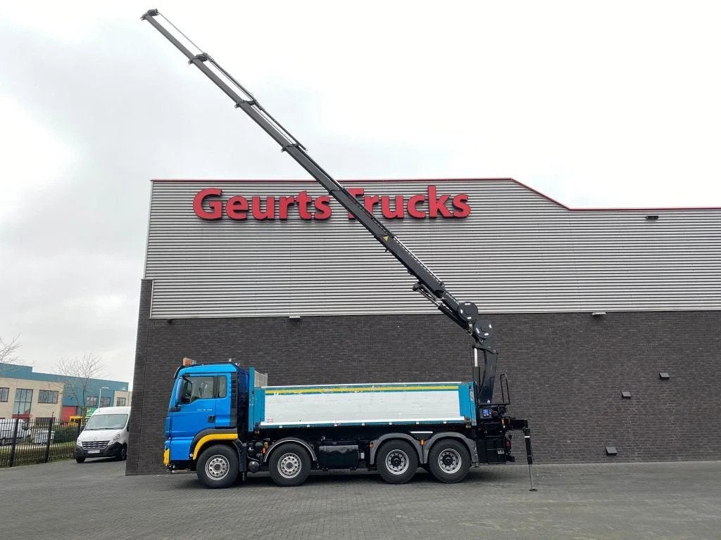 MAN TGS 35.480 8X4 KIPPER/TIPPER + HMF 2620-K5 KRAAN/KRAN/CR, Autos, Achat, Euro 6, MAN, Diesel