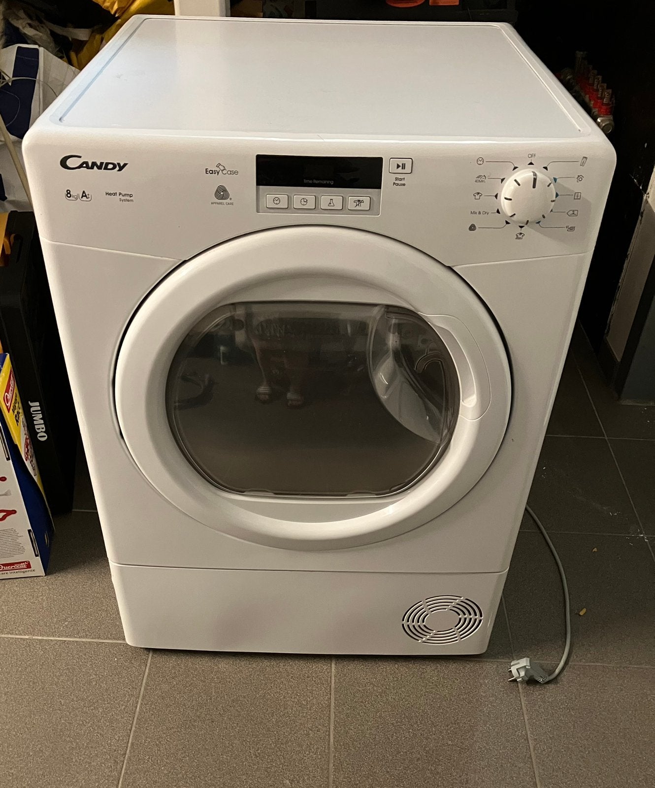 Droogkast Candy warmtepompdroger A++, Elektronische apparatuur, Droogkasten, Ophalen, Zo goed als nieuw