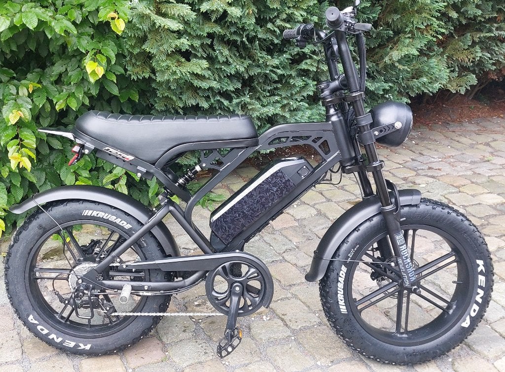 FatBike CrossBoss V20 Pro Black  Slechts 113 km  Nieuwstaat, Fietsen en Brommers, Ophalen, Zo goed als nieuw, 30 tot 50 km per accu