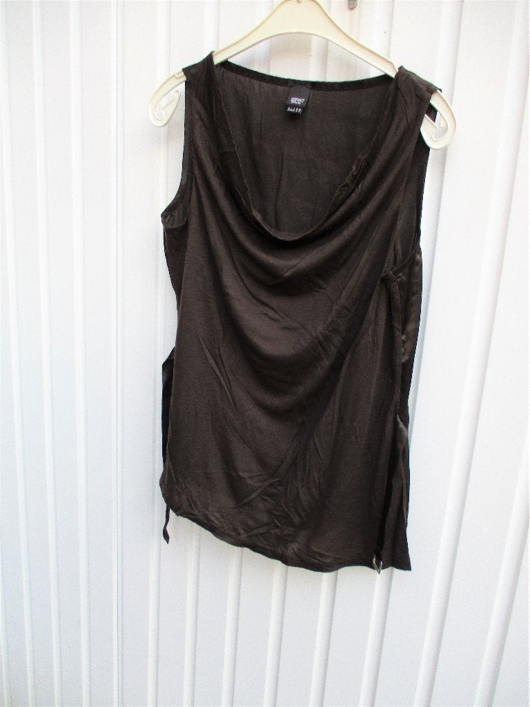 Blouse marron fine à froncement de sourcils Esprit taille XL, Sans manches, Taille 46/48 (XL) ou plus grande, Enlèvement ou Envoi