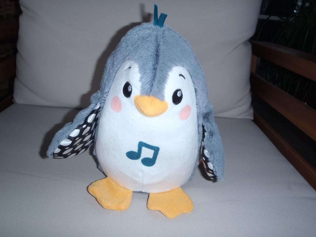 Muzikale pinguïn - Fischer Price, Ophalen of Verzenden, Zo goed als nieuw, Met geluid