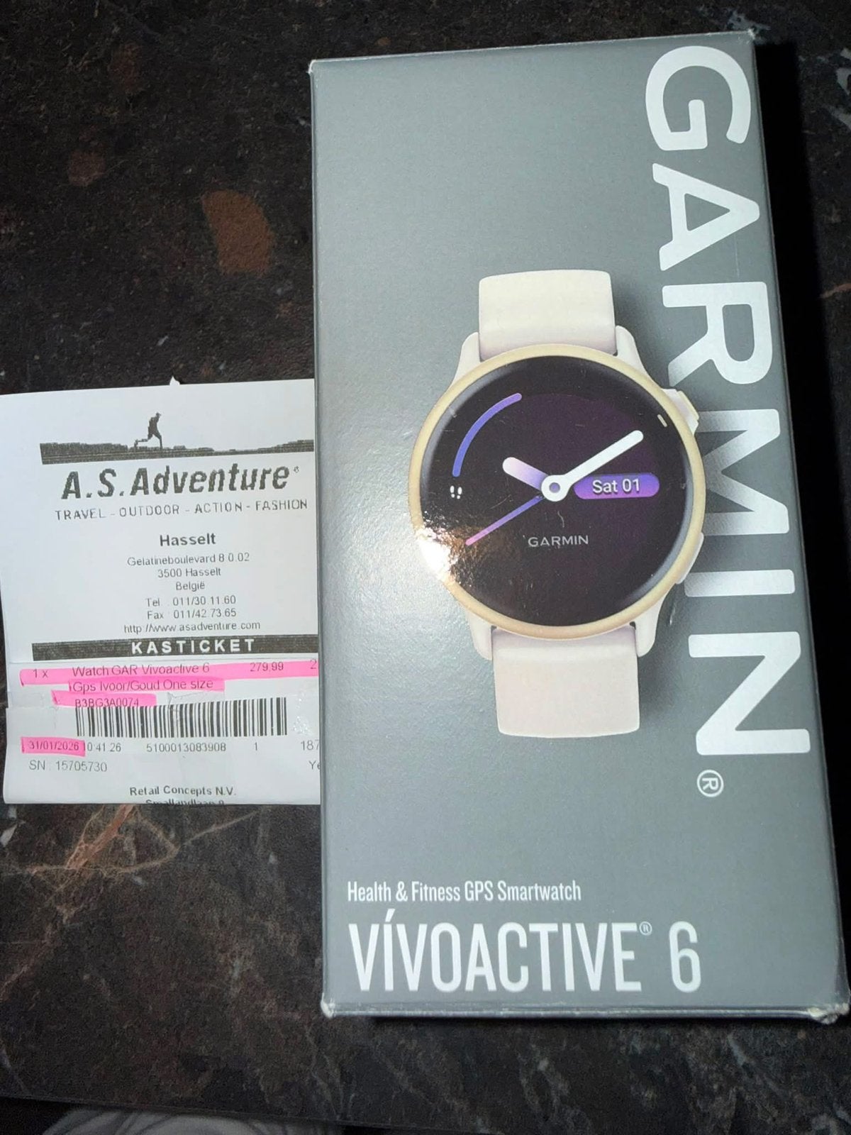 Garmin Vivoactive 6, Handtassen en Accessoires, Smartwatches, Ophalen of Verzenden, Zo goed als nieuw