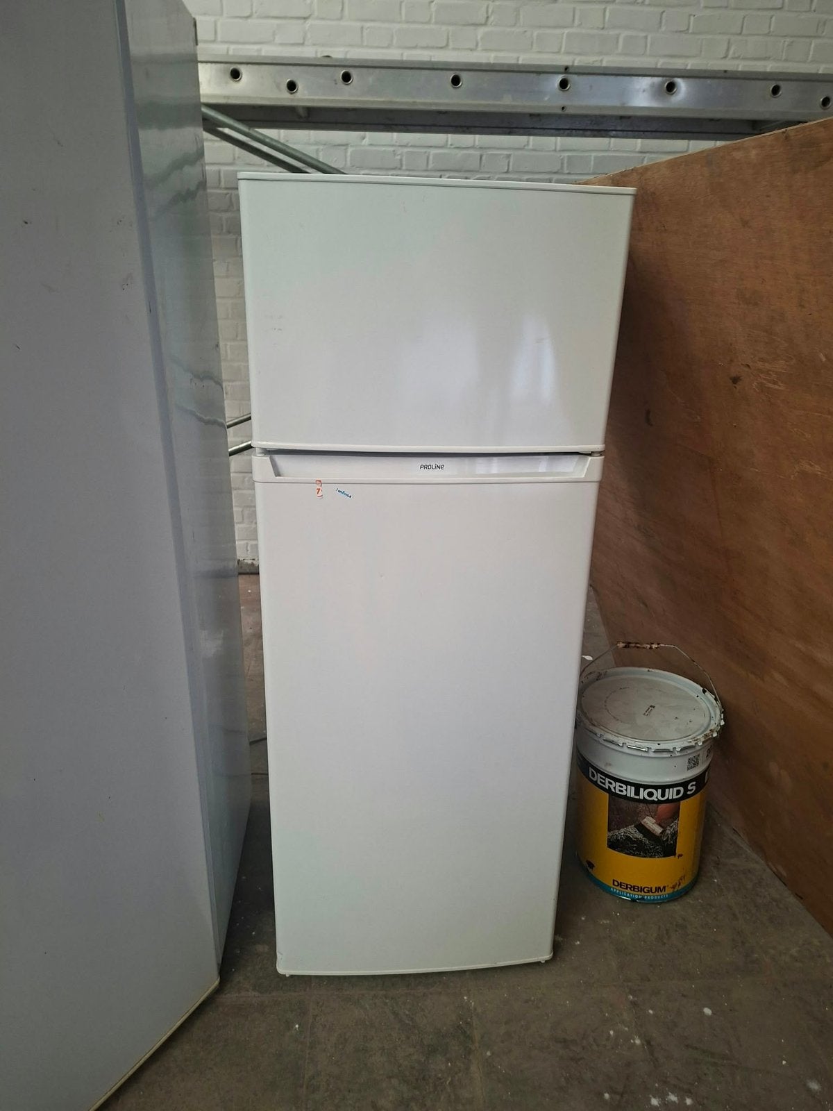 Frigo + diepvries proline, Ophalen, Gebruikt, 120 tot 140 cm, 45 tot 60 cm