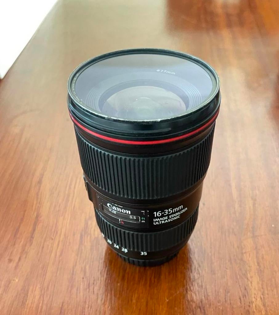 Canon EF 16-35mm f/4L IS USM PRO zoomlens, Ophalen, Gebruikt, Telelens, Zoom