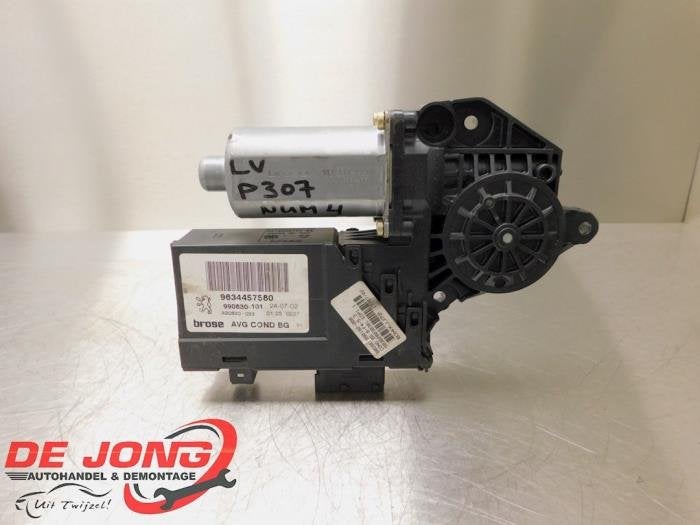 Moteur de vitre portière d'un Peugeot 307, -, 3 mois de garantie, Utilisé, -