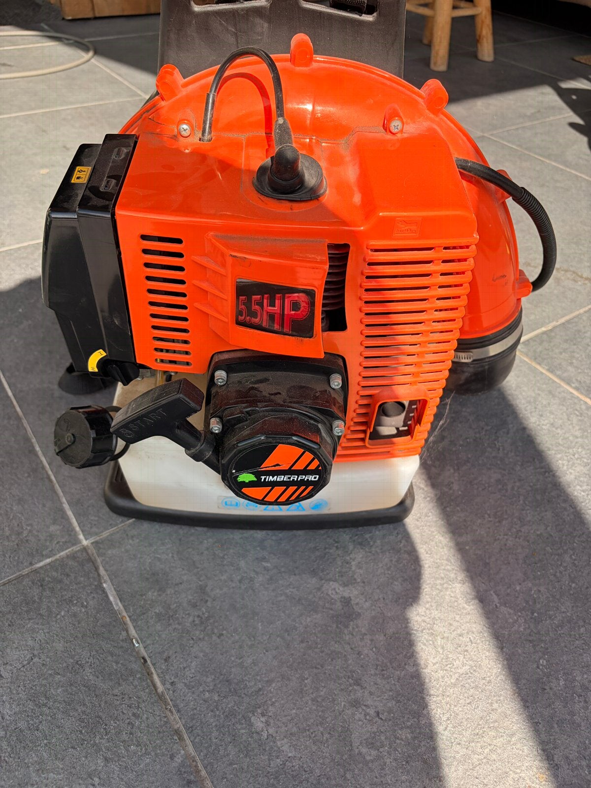 Timber pro bladblazer 5,5hp, Tuin en Terras, Bladblazers, Ophalen, Zo goed als nieuw