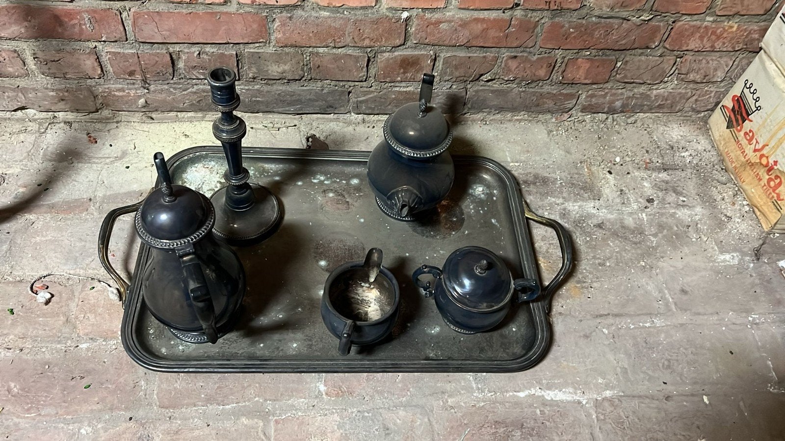 zilver koffie set, Antiek en Kunst, Ophalen, Zilver