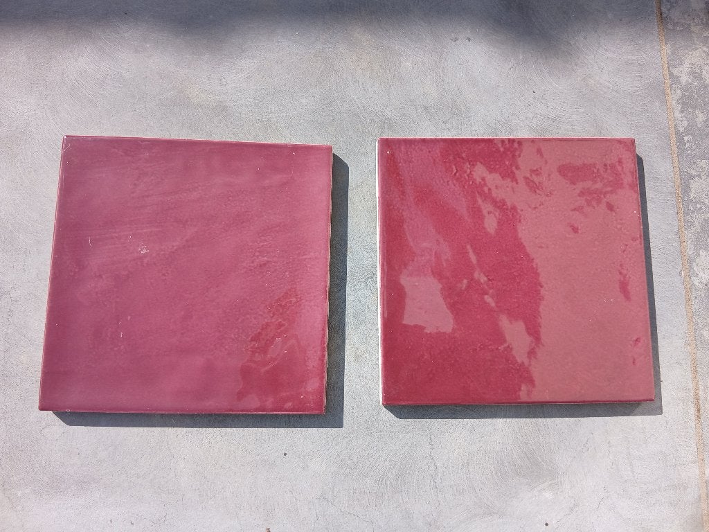 Carrelage mural 13,2x13,2cm couleur aubergine, Bricolage & Construction, Moins de 20 cm, Enlèvement, Neuf, Carrelage mural
