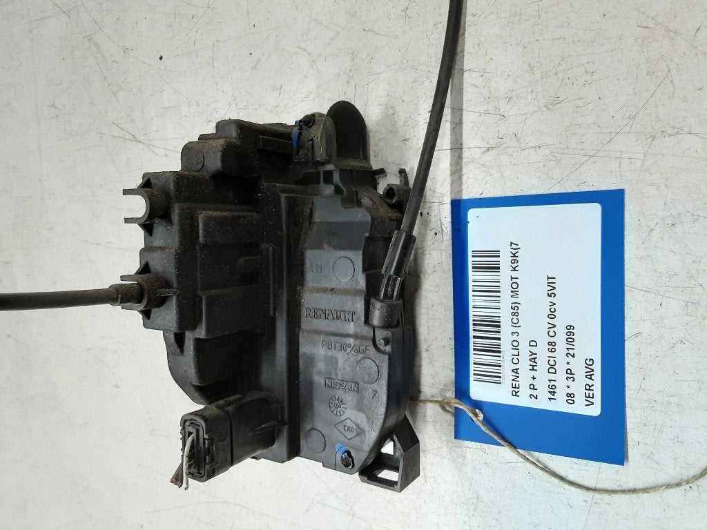 PORTIERSLOT LINKS VOOR Renault Clio III (BR / CR), Gebruikt, Voor, Renault