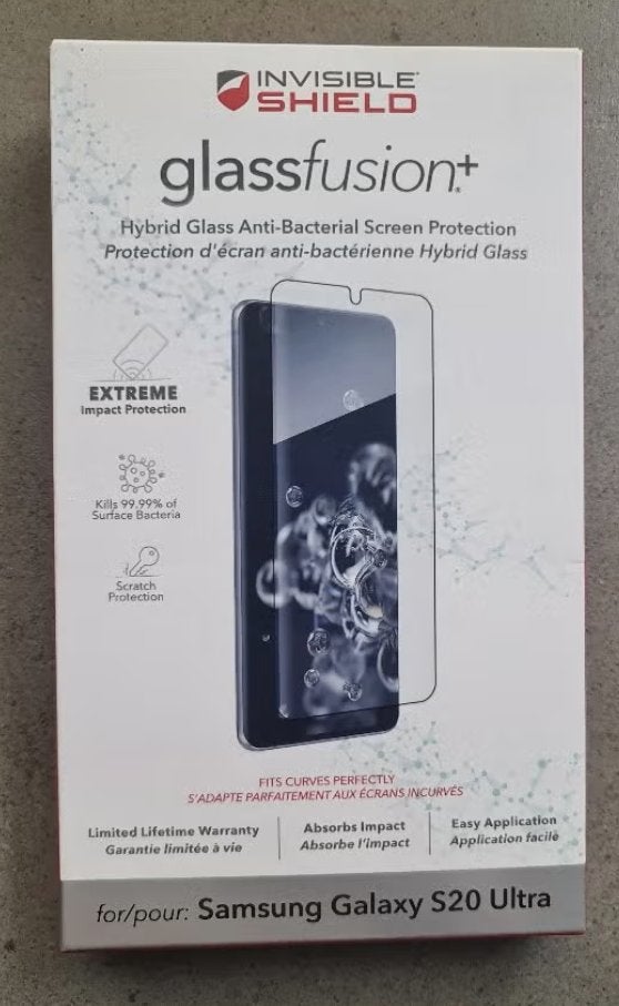 Protecteur d'écran Samsung S20 Ultra ZAGG Glass Fusion+, Télécoms, Enlèvement ou Envoi, Neuf, Protecteur d'écran