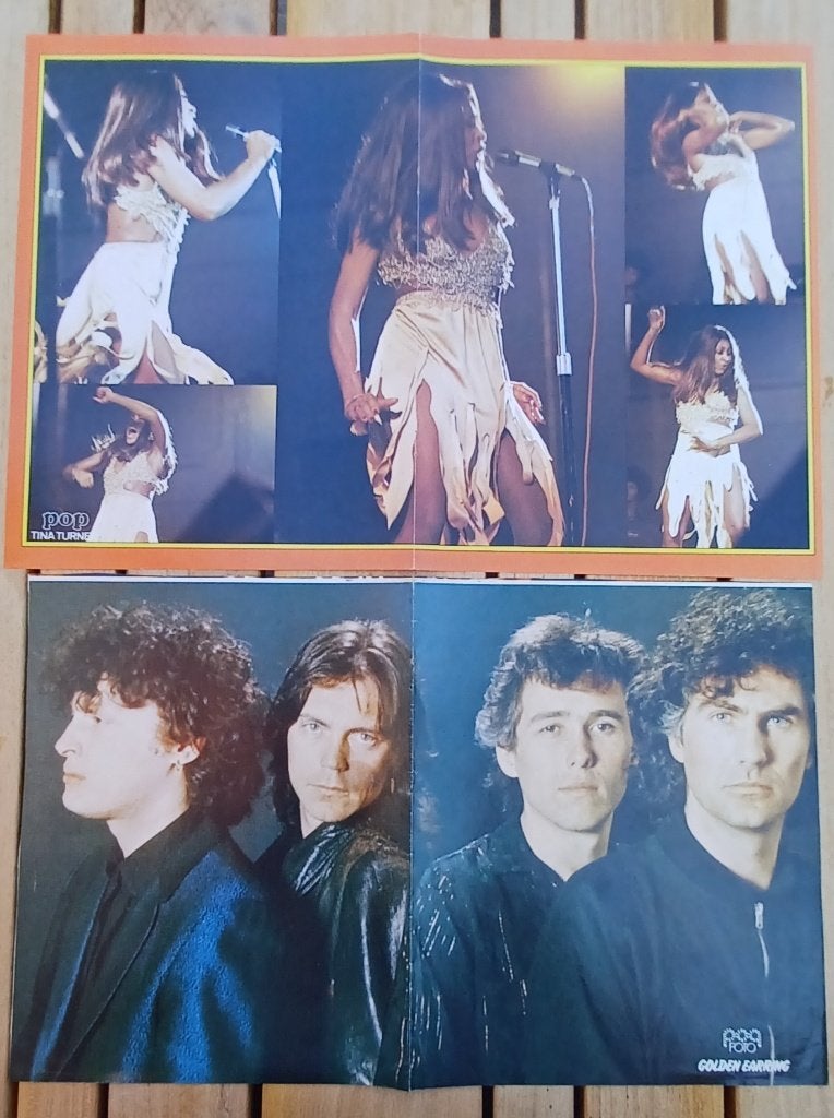 15 posters jaren '70/'80 // Tina Turner/Earring/Led Zeppelin, Ophalen of Verzenden