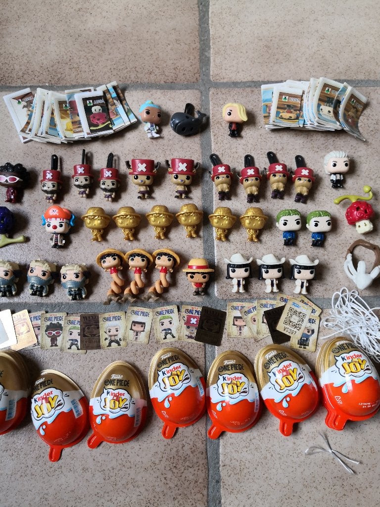 36 Funko One Piece - kinder joy figuurtjes lot, Ophalen