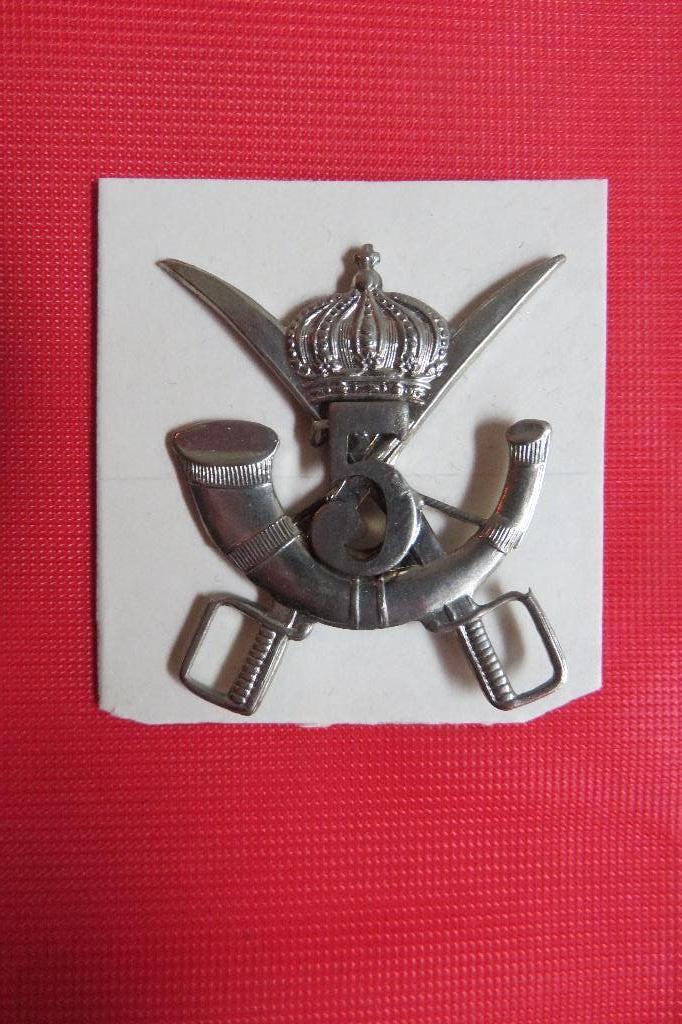 Insigne de béret 5° Chasseurs à Cheval, Collections, Objets militaires | Général, Enlèvement ou Envoi, Armée de terre, Emblème ou Badge