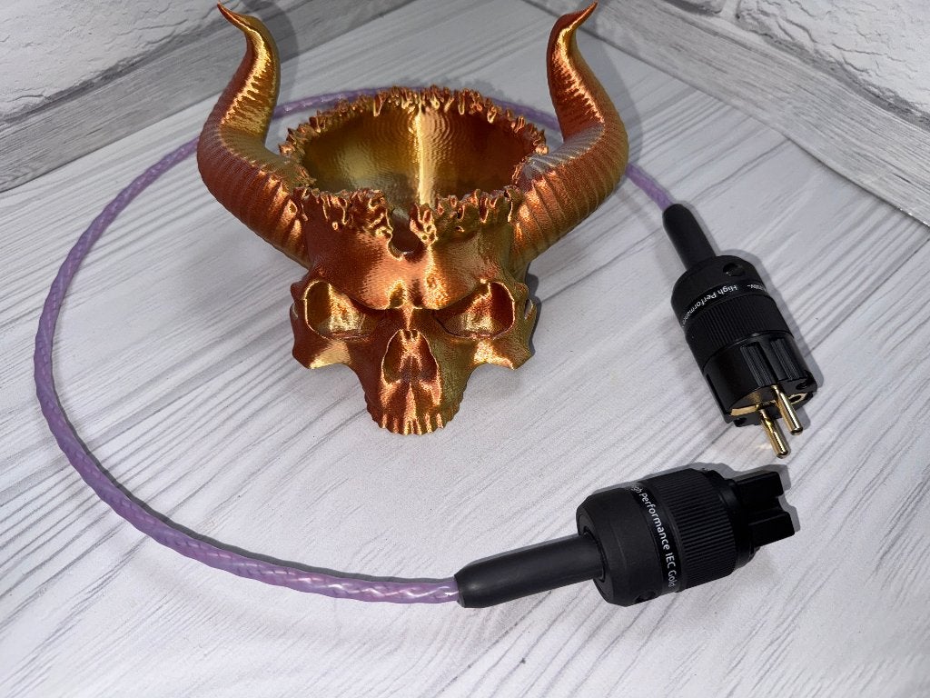 Nordost Shiva high-end audiokabel stroomkabel 1 meter, Audio, Tv en Foto, Audiokabels en Televisiekabels, Verzenden, Zo goed als nieuw