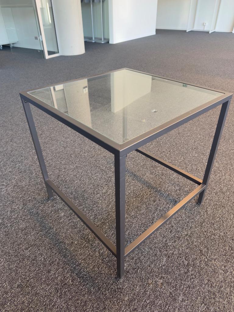 IKEA Bijzettafel, Moins de 55 cm, Comme neuf, Enlèvement, Métal ou Aluminium