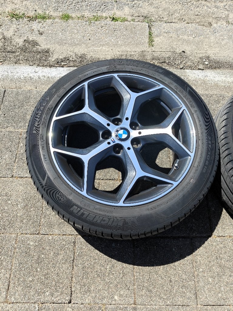 Originele 18 inch BMW velgen met banden, Auto-onderdelen, Banden en Velgen, Ophalen, 18 inch, Gebruikt, Banden en Velgen
