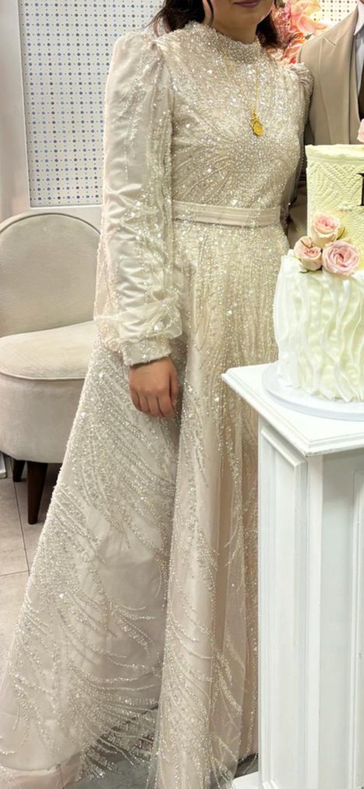 Robe de mariage une fois utilise, Ophalen of Verzenden, Zo goed als nieuw