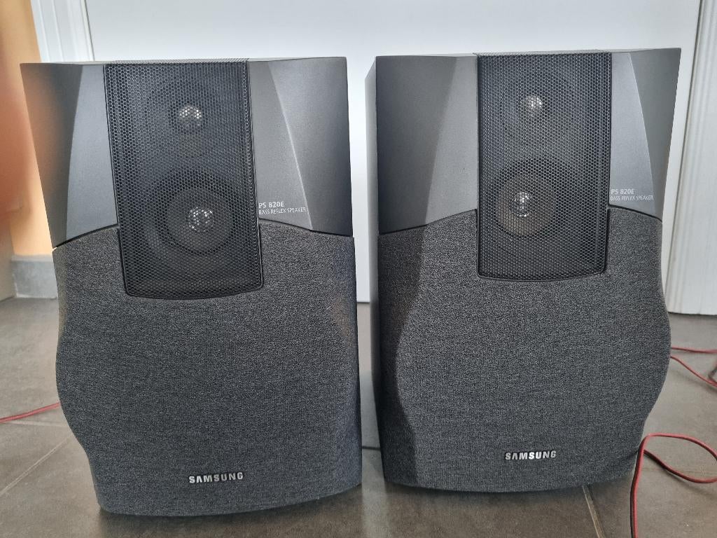Twee Samsung audio boxen, Audio, Tv en Foto, Luidsprekerboxen, Ophalen, Zo goed als nieuw, Front, Rear of Stereo speakers, Overige merken