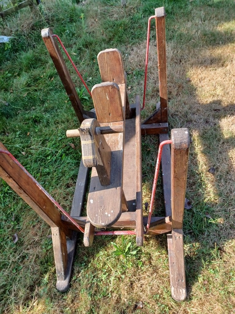 schommel paard, Ophalen, Schommel