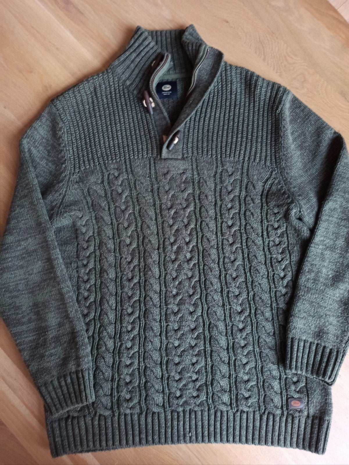 Petrol Industries Kabeltrui (Maat XXL) – Donkergroen, Kleding | Heren, Truien en Vesten, Petrol Industries, Overige maten, Ophalen of Verzenden