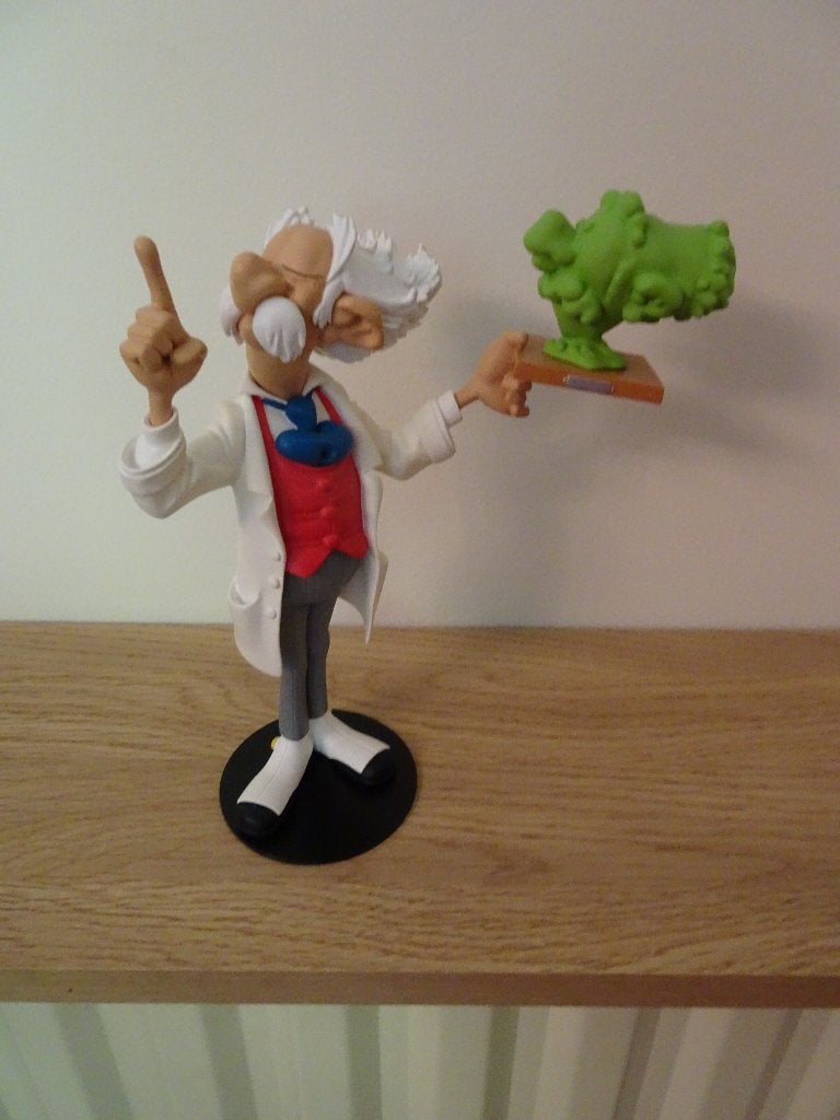 Leblon Delienne figuur - Professor Champignac, Verzamelen, Ophalen of Verzenden, Guust of Robbedoes, Zo goed als nieuw, Beeldje of Figuurtje
