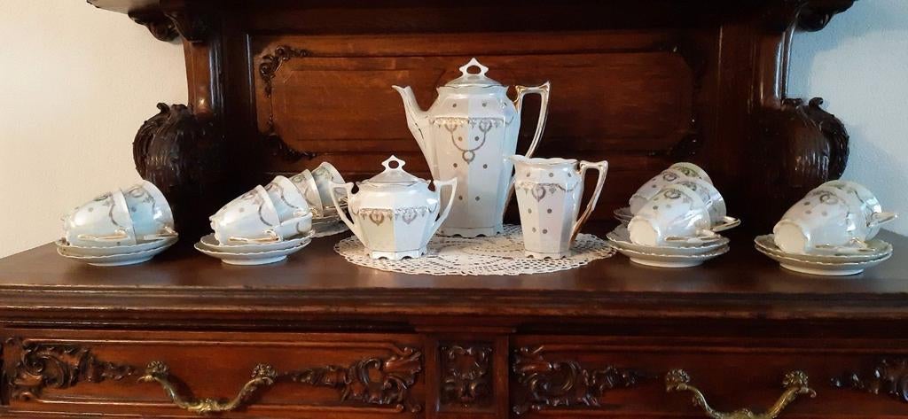Koffieservies., Ophalen