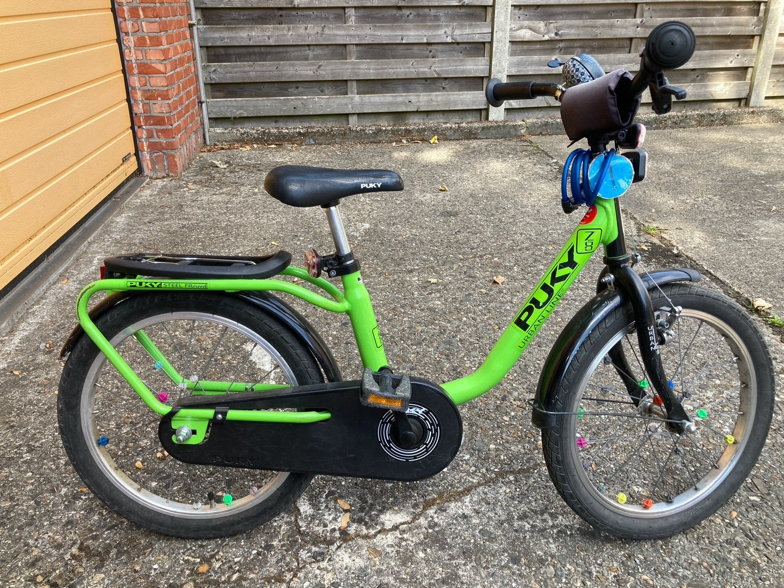 Puky Z8 kinderfiets groen - 18 duims bandenmaat, Ophalen, Gebruikt, Terugtraprem, 16 tot 20 inch
