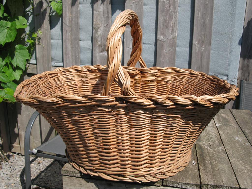 Grote mand, Osier, Enlèvement, Ovale, Panier