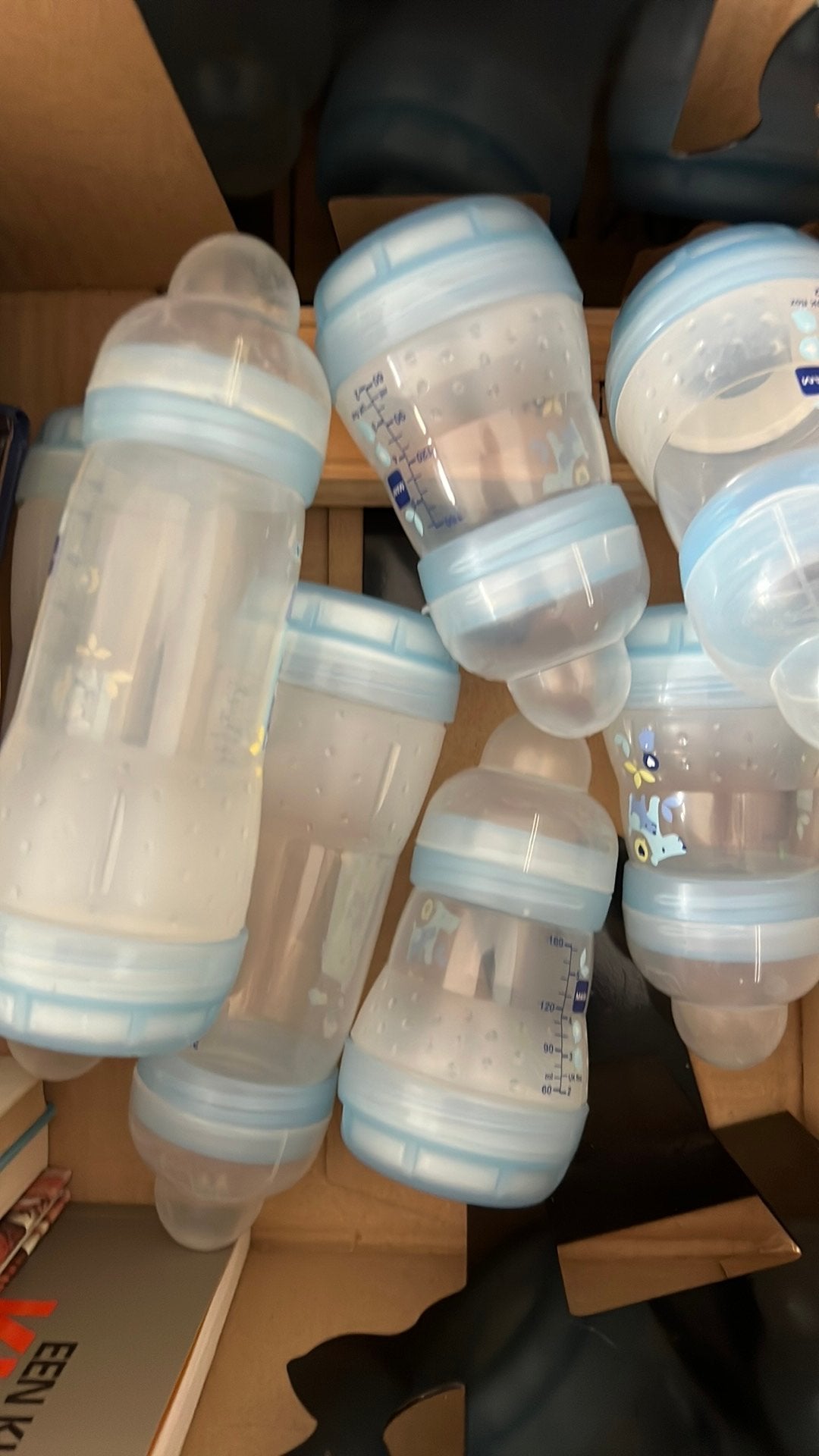 Flesjes MAM verschillende, Ophalen, Gebruikt, Babyfles