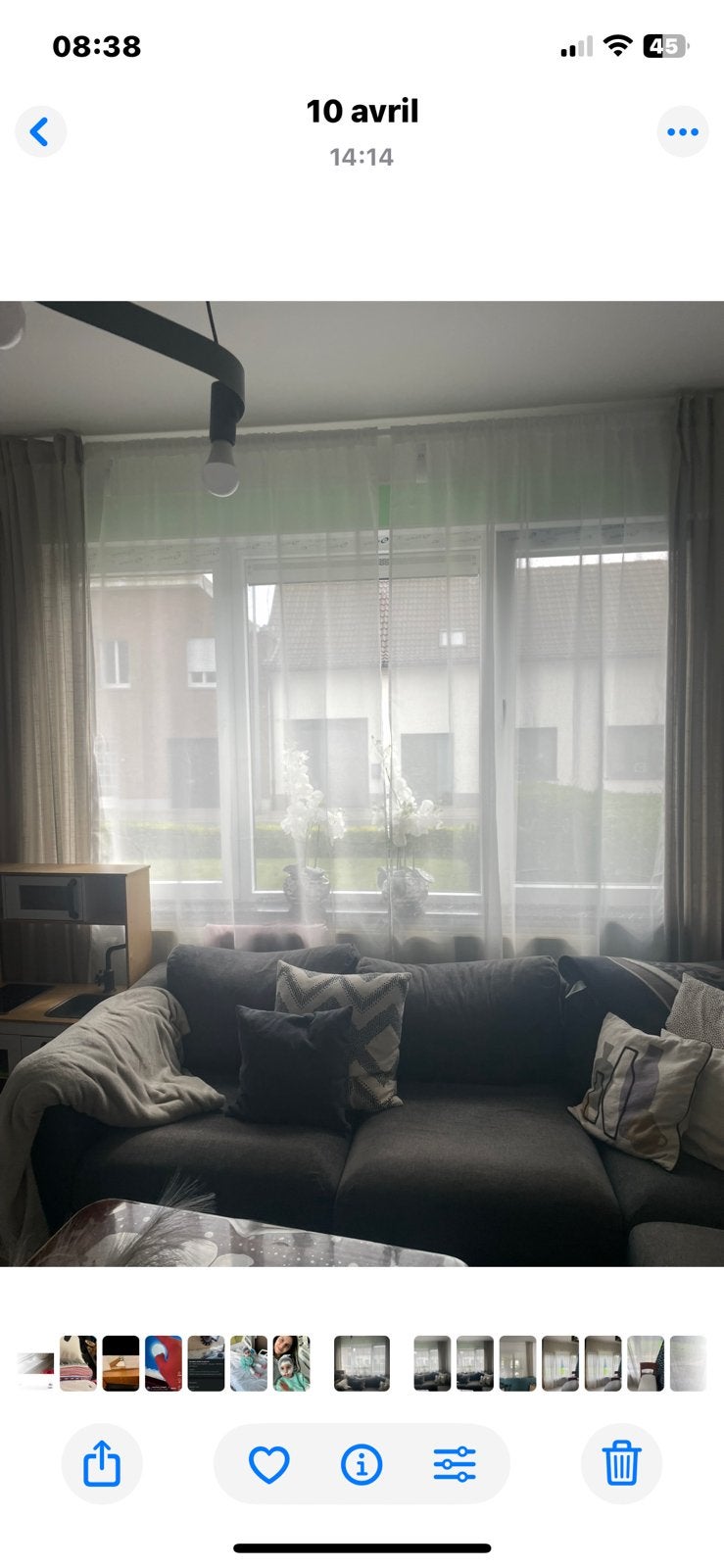 Canapé vimle IKEA, Maison & Meubles, 200 cm ou plus, Gris, Enlèvement, Utilisé