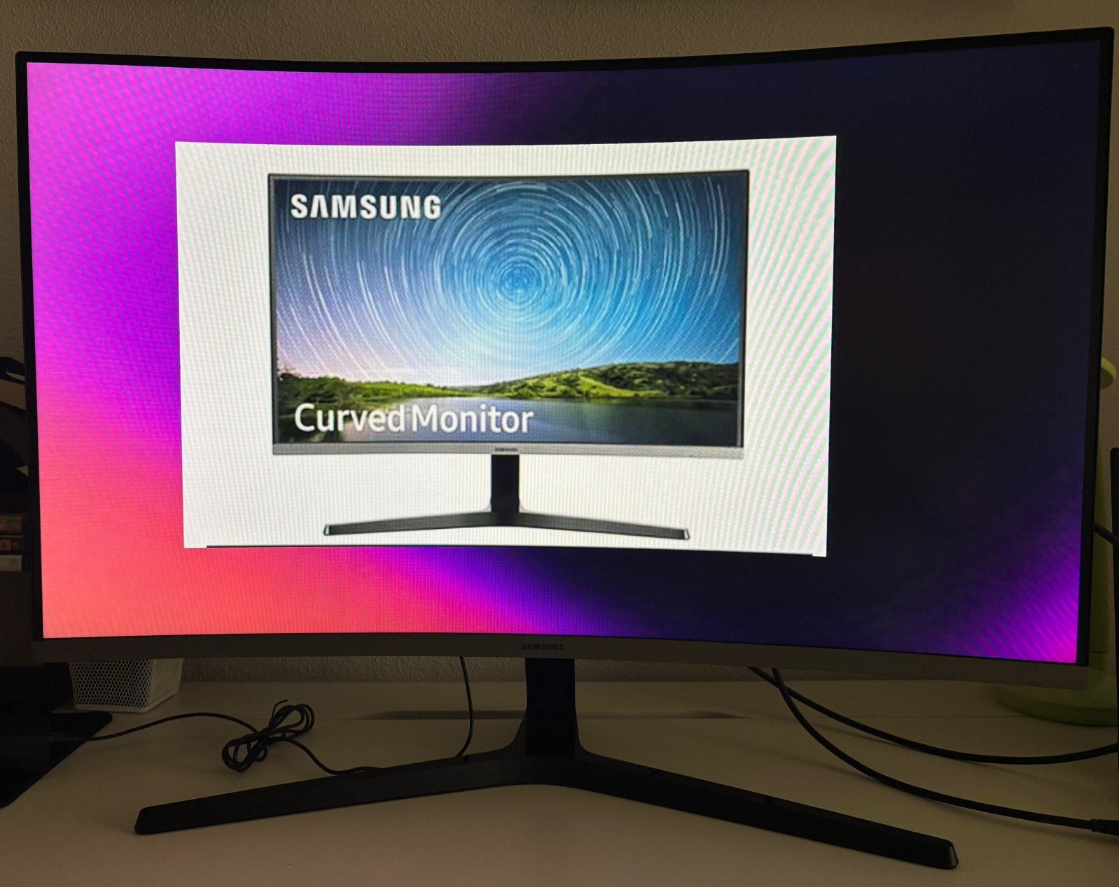 Samsung 27” Curved Monitor, Computers en Software, Ophalen, Zo goed als nieuw, HDMI, Gaming