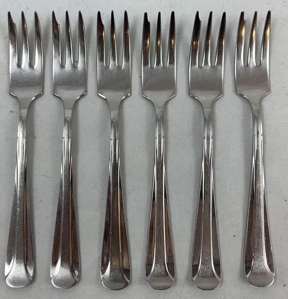 Sola GZ 1400 Hetty 6x Gebaksvorkjes Vintage Bestek 14cm, Verzenden, Zo goed als nieuw, Bestekset, Inox of Chroom