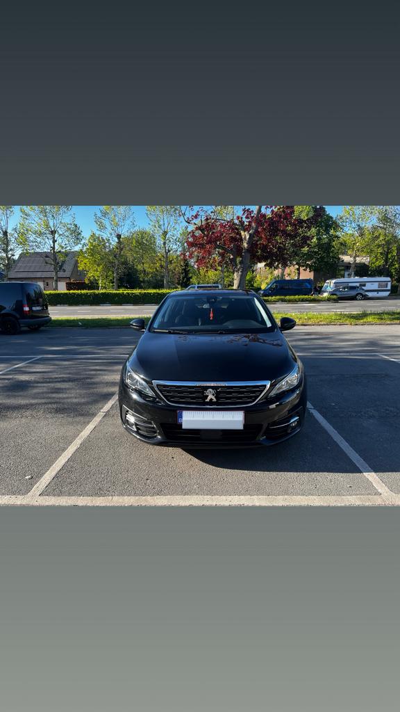 Peugeot 308 1.5HDI automaat, Auto's, Automaat, Euro 6, Zwart, Diesel