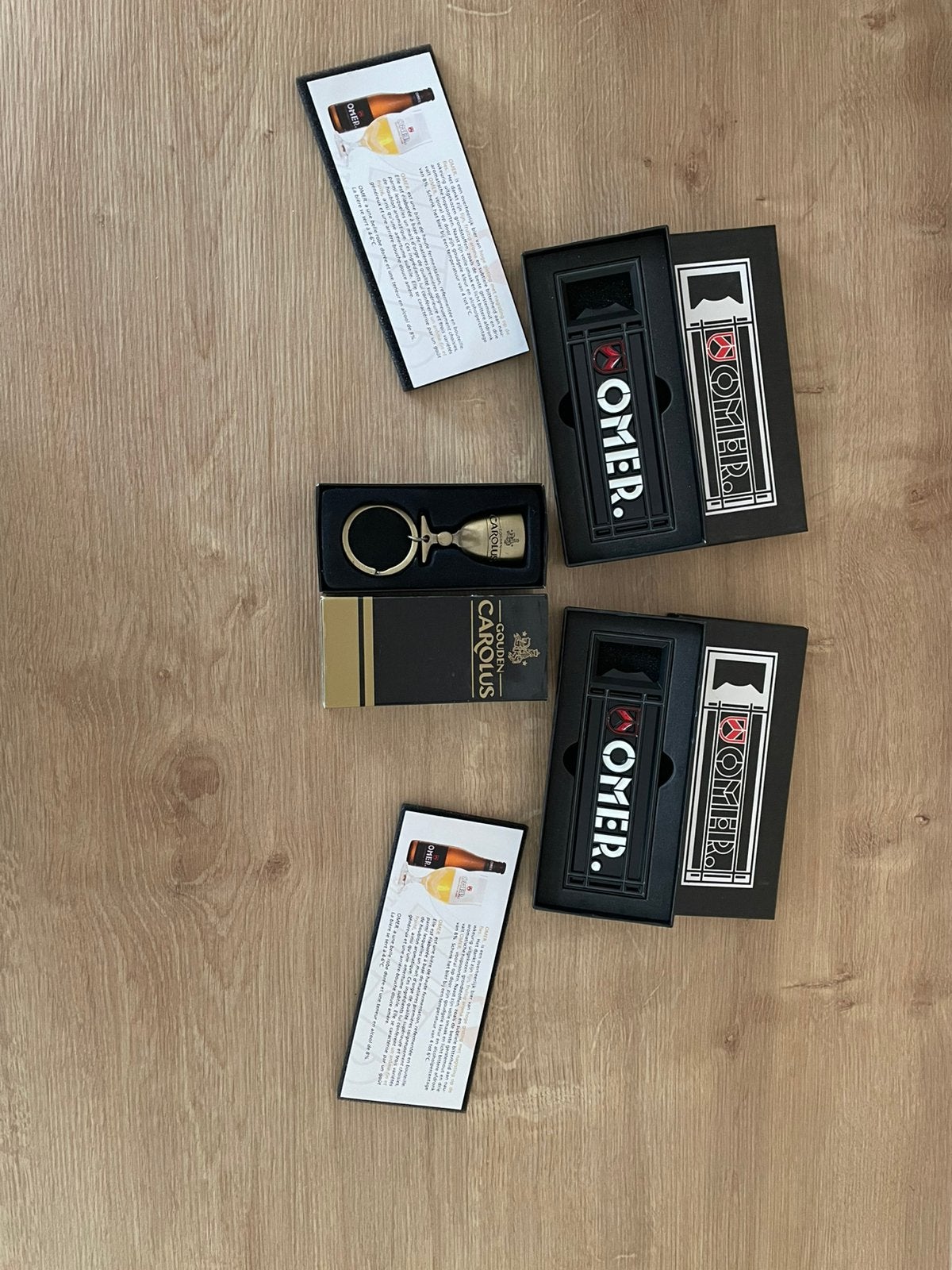 Set Belgische Biergadgets, Ophalen of Verzenden, Zo goed als nieuw, Flesopener, Overige merken