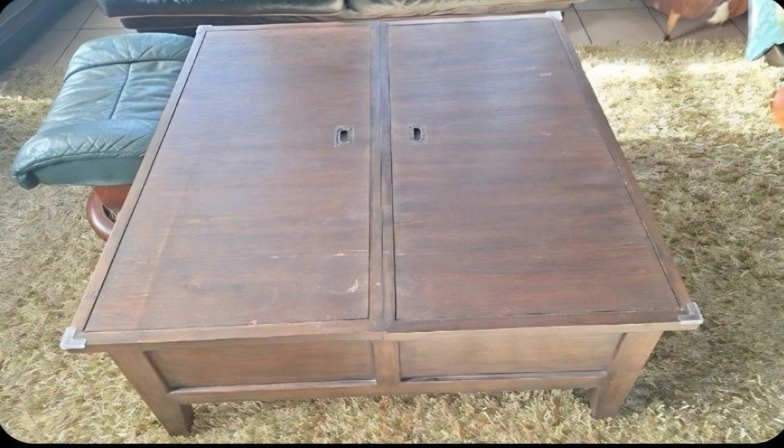koloniale stijl salontafel, Ophalen