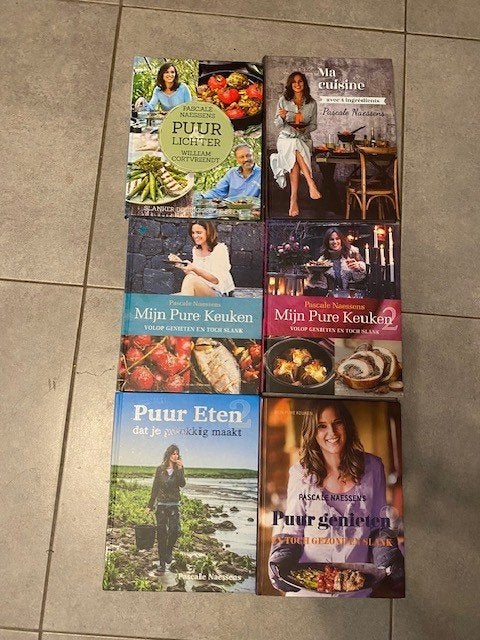 6 kookboeken van Pascale Naessens Nieuwstaat, Boeken, Ophalen of Verzenden, Zo goed als nieuw, Pascale Naessens, Gezond koken