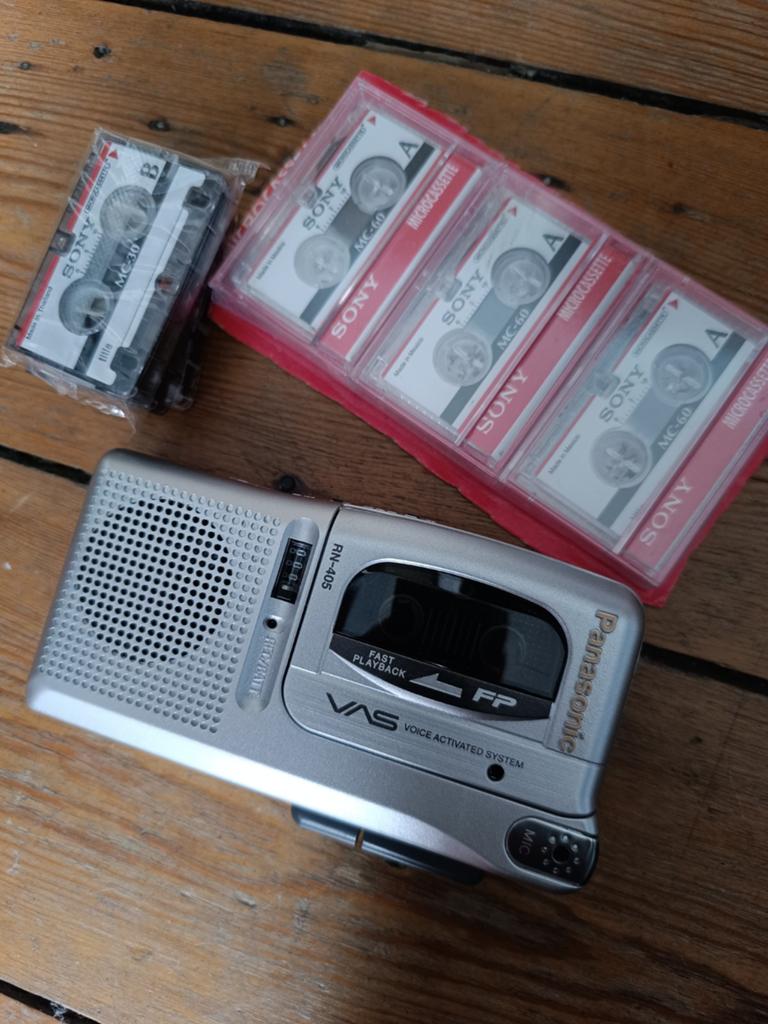 Dictaphone cassette panasonic, Audio, Tv en Foto, Walkmans, Discmans en Minidiscspelers, Ophalen