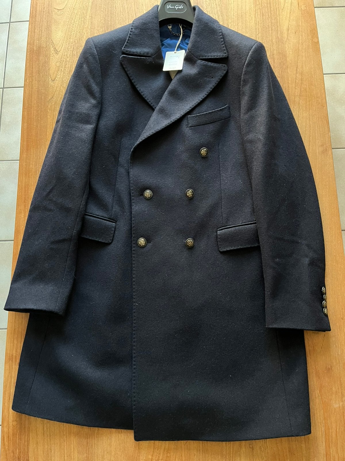 Manteau Van Gils bleu foncé pour homme taille 56, Vêtements | Hommes, Neuf, Enlèvement ou Envoi, Taille 56/58 (XL), Van gils