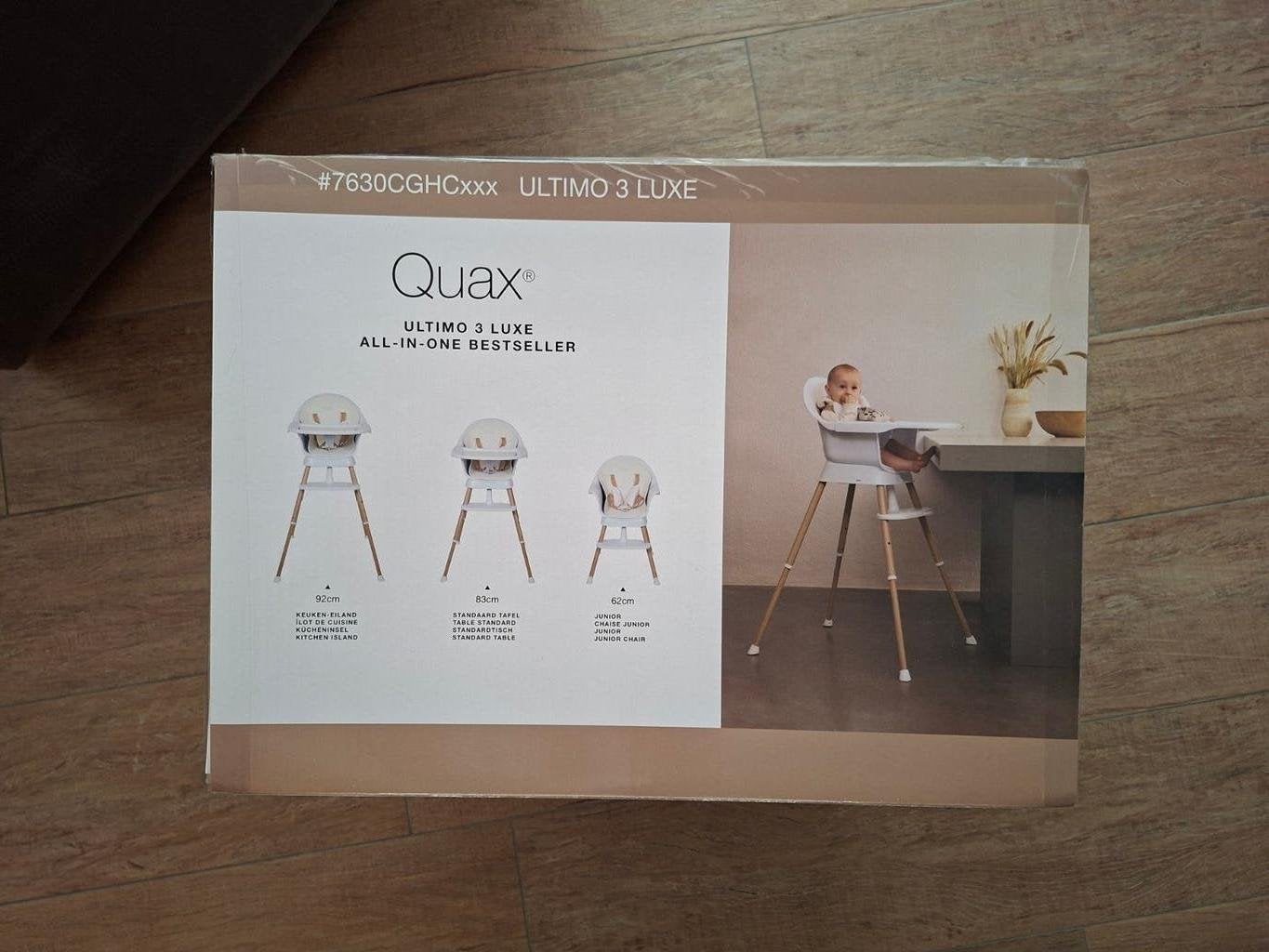 Quax kinderstoel, Ultimo 3 Luxe, The All-in-one Bestseller !, Kinderen en Baby's, Kinderstoelen, Ophalen, Zo goed als nieuw, Meegroeistoel