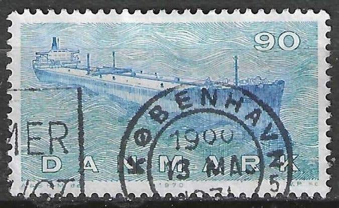 Danemark 1970 - Yvert 511 - Navire danoise (ST), Timbres & Monnaies, Envoi, Danemark, Affranchi